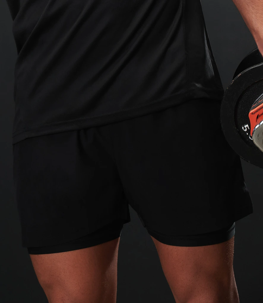 Double Layer Sports Shorts - Image 3